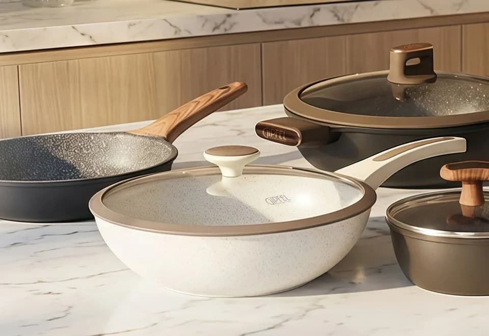 Посуда с антипригарным покрытием -25%